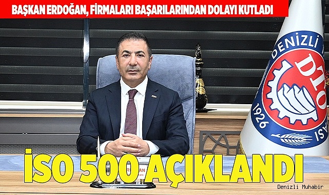İSO 500'e Denizli'den 14 firma girdi