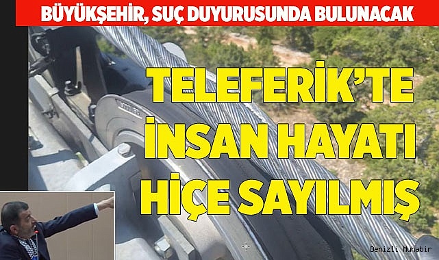 Teleferik Ağustos ayında açılacak