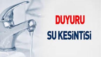 Denizli'de su kesintisi – 10 Ekim 2025