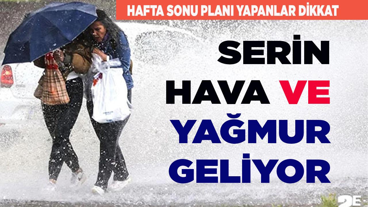 Denizli’ye serinlik ve yağmur geliyor