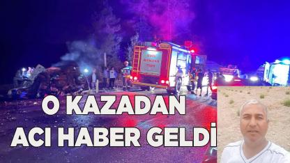 İki araç kafa kafaya çarpıştı 1 ölü, 4 yaralı