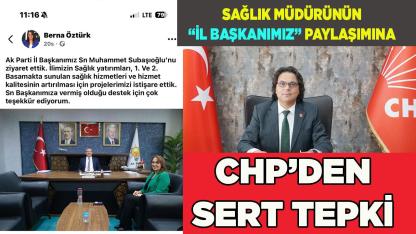 Öztürk'ün  “İl Başkanımız” paylaşımı gerginlik yarattı