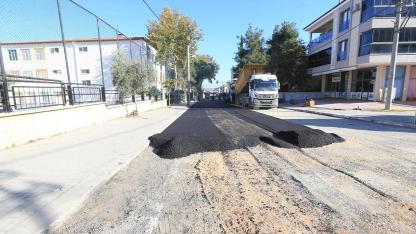 PAMUKKALE’DE YOL ÇALIŞMALARI SÜRÜYOR