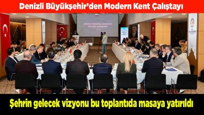 Denizli Büyükşehir’den Modern Kent Çalıştayı