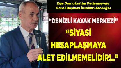“DENİZLİ KAYAK MERKEZİ” SİYASETE  ALET EDİLMEMELİDİR!.."