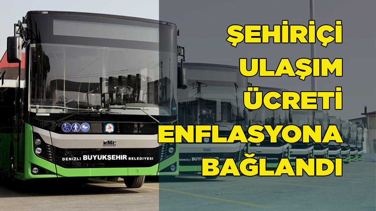 ŞEHİRİÇİ ULAŞIM ENFLASYONA BAĞLANDI