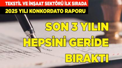 KONKORDATO EDEN ŞİRKET SAYISI ARTTI