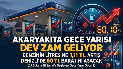 Benzine Gece Yarısı Büyük Zam Geliyor