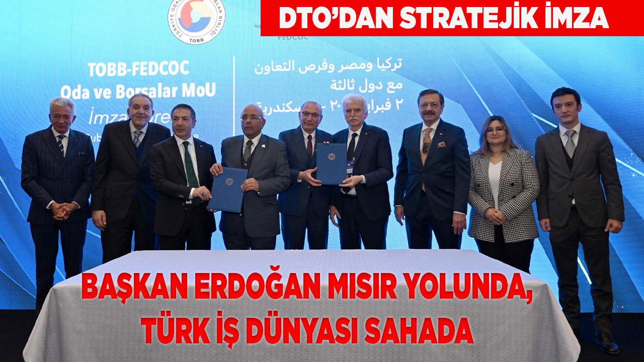 Başkan Erdoğan Mısır Yolunda, Türk İş Dünyası Sahada
