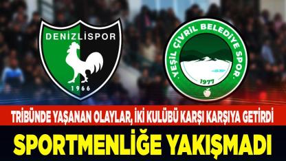 DENİZLİLİ TARAFTARA HİÇ YAKIŞMADI