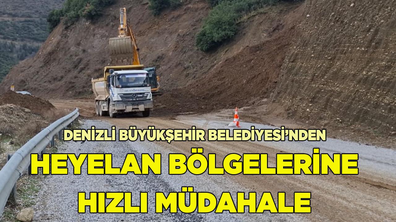 Heyelan Bölgelerine Hızlı Müdahale