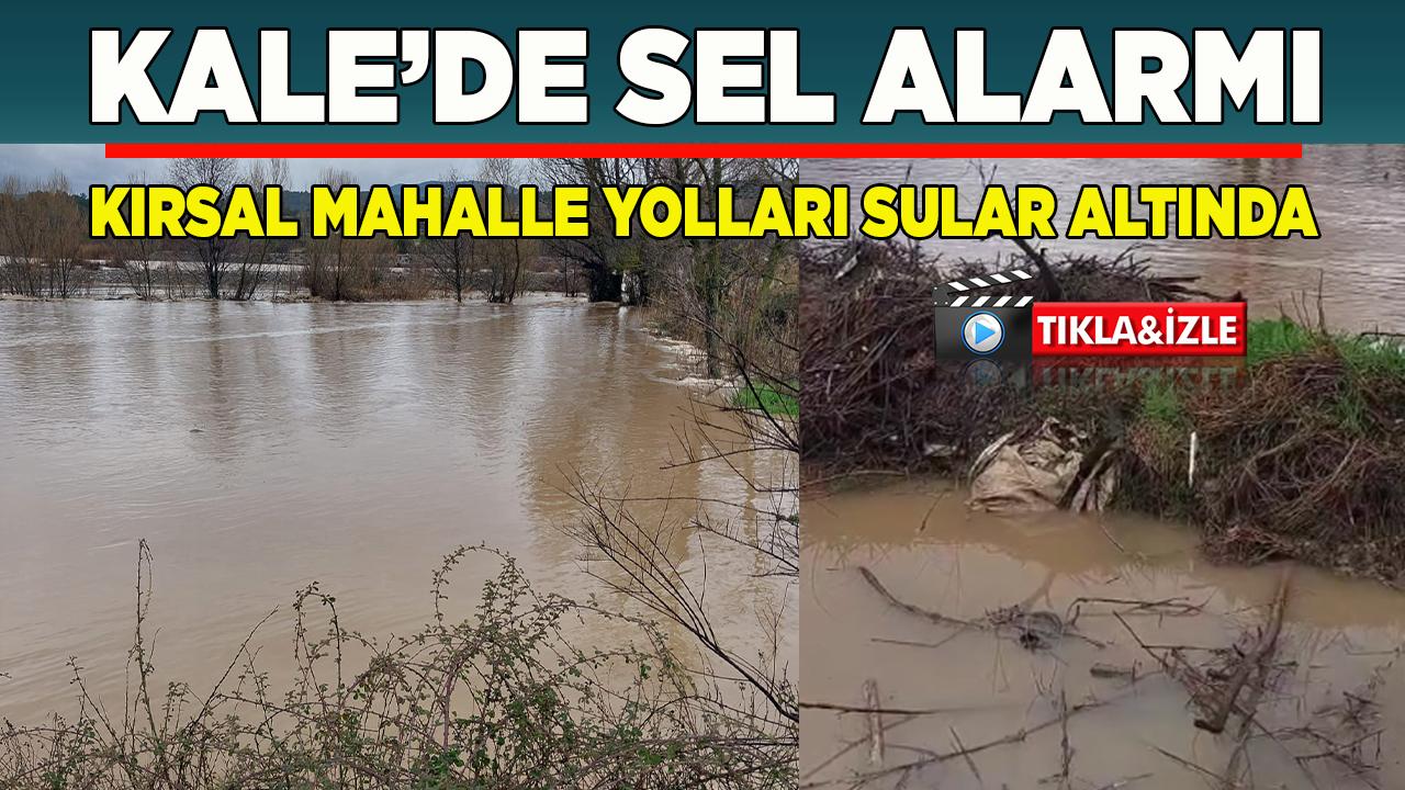 Kale'de Sağanak Yağış Ulaşımı Vurdu