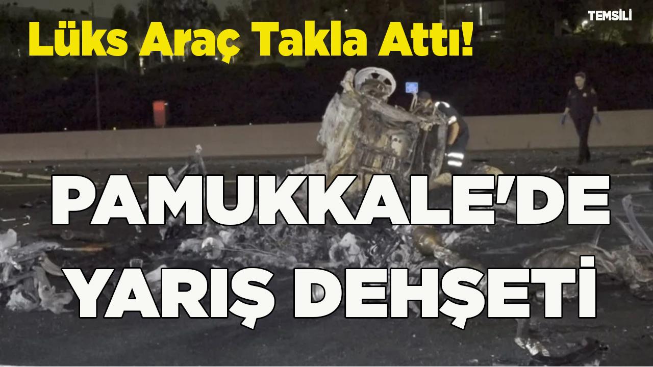 Pamukkale'de Korkunç Yarış Kazası