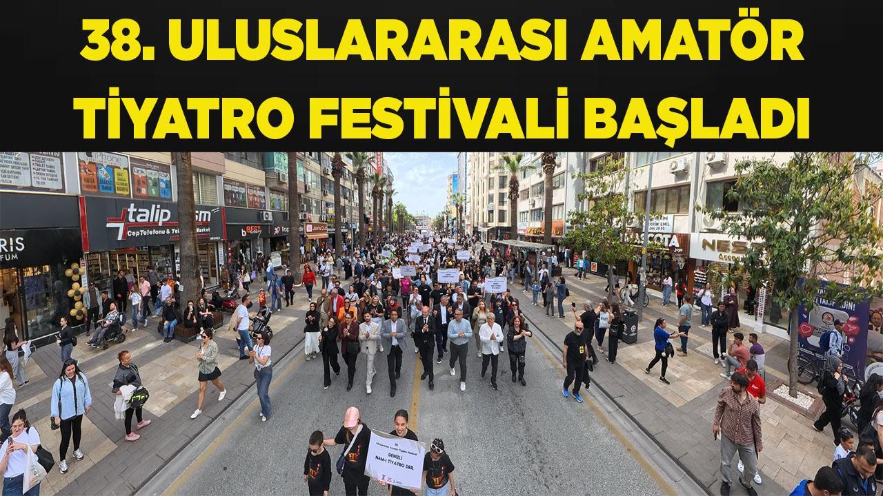 38. Uluslararası Amatör Tiyatro Festivali başladı