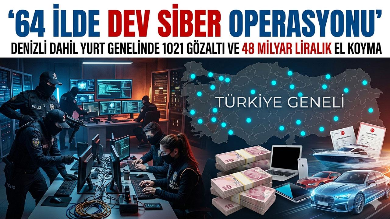 64 İlde Dev Siber Operasyonu 1021 Gözaltı