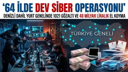 64 İlde Dev Siber Operasyonu 1021 Gözaltı