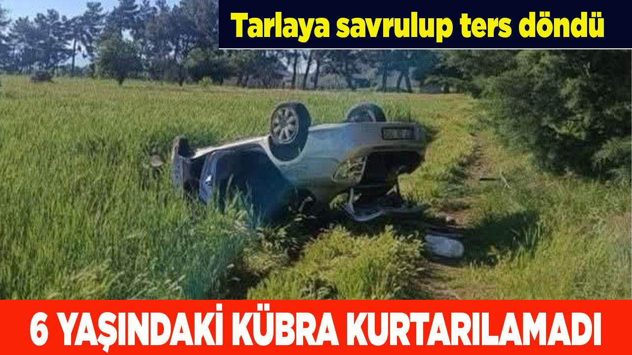 Acıpayam'da acı kaza, Kübra kurtarılamadı