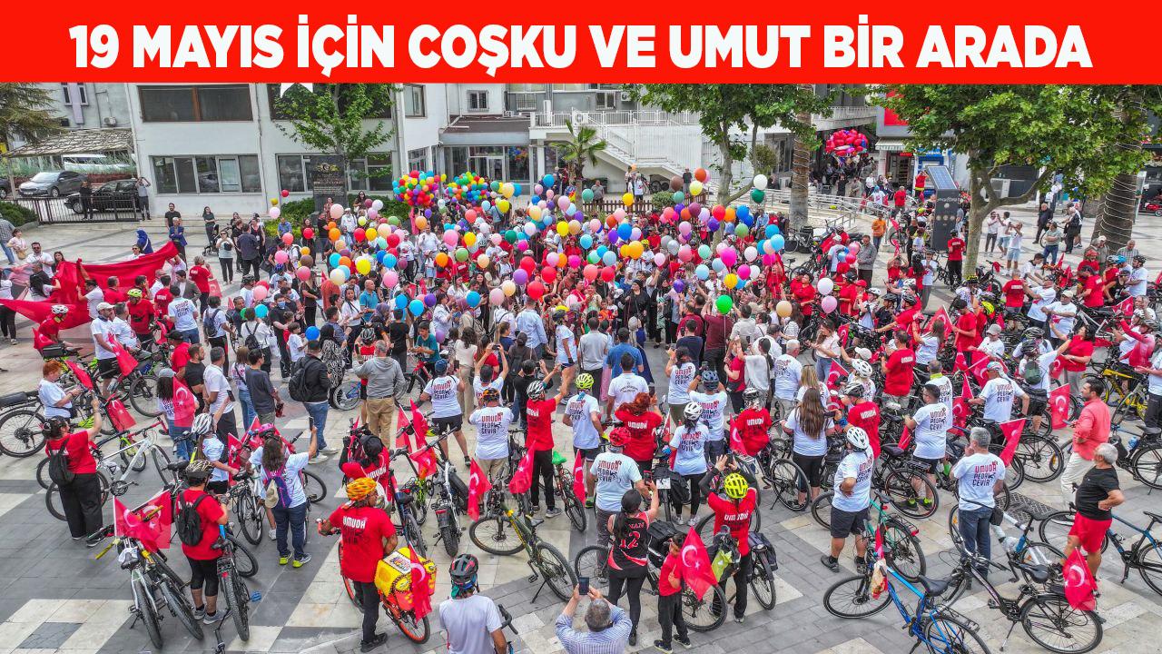 Büyükşehir’in “Umuda Pedal Çevir” Bisiklet Şenliği başladı
