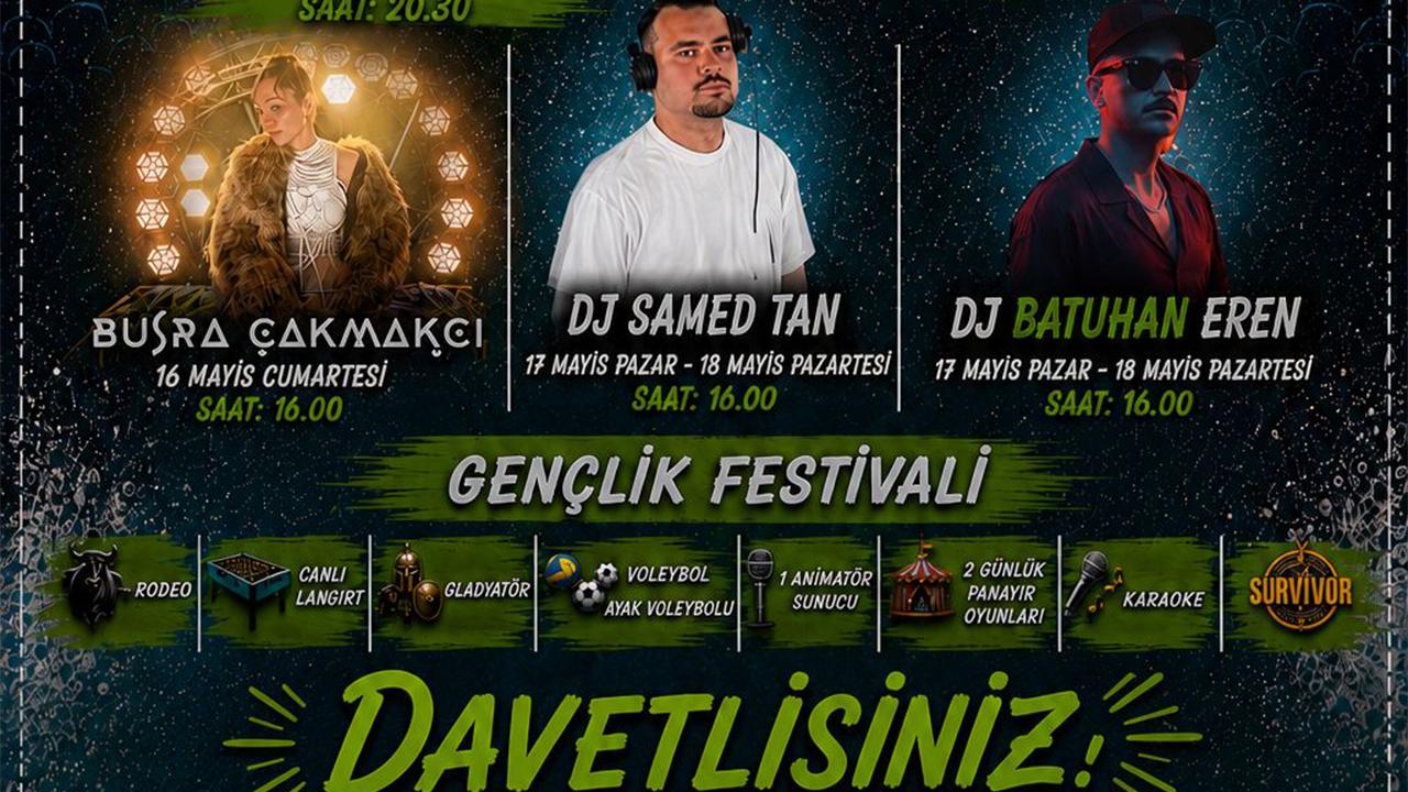 Çivril Gençlik Festivali ile eğlenceye doyacak