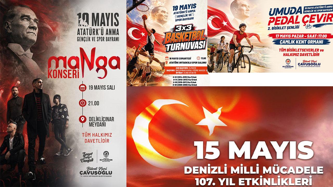 Denizli 19 Mayıs’ı Büyükşehir ile zirvede yaşayacak