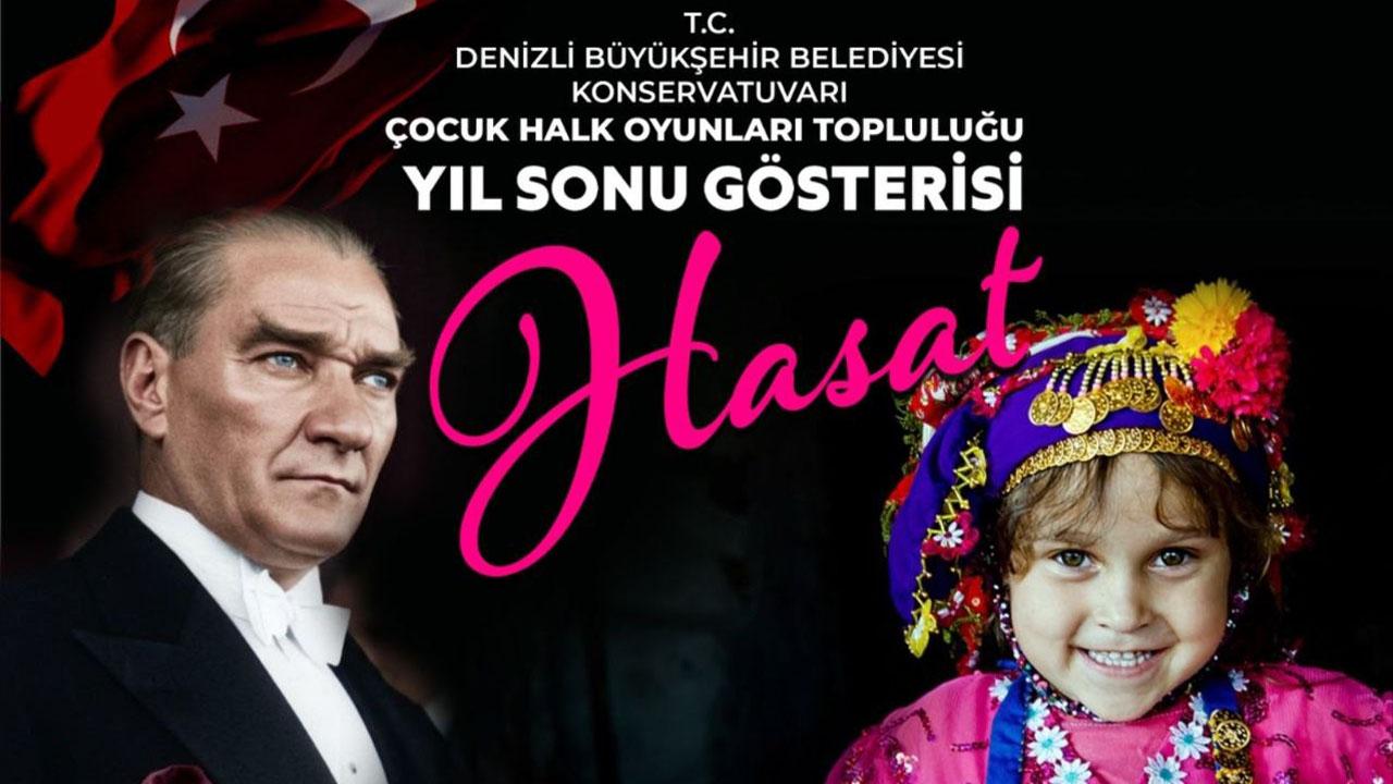 Denizli Büyükşehir’in minik yıldızları sahneye çıkıyor