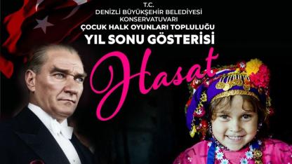 Denizli Büyükşehir’in minik yıldızları sahneye çıkıyor