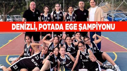 Denizli U-14 Kız Basketbol Takımı, Potada Ege Şampiyonu