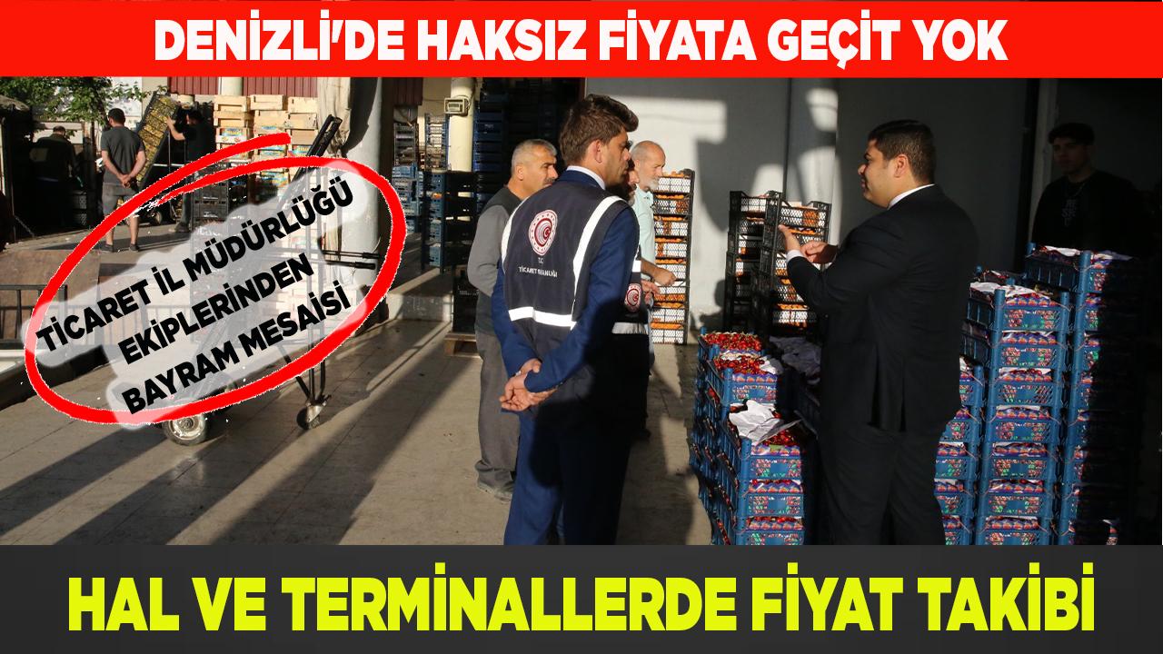 Denizli'de Bayram Öncesi Sıkı Denetim