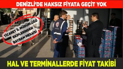 Denizli'de Bayram Öncesi Sıkı Denetim
