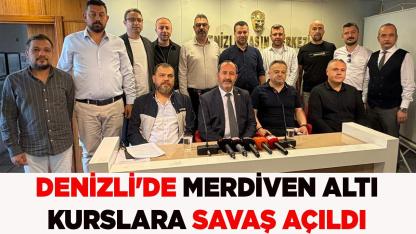 Denizli'de Merdiven Altı Kurslara Savaş Açıldı