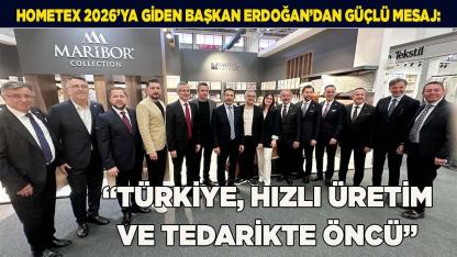 ERDOĞAN: “TÜRKİYE, HIZLI ÜRETİM VE TEDARİKTE ÖNCÜ”