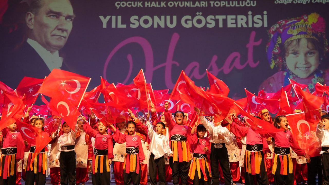 Minik yıldızlar Anadolu’nun renklerini sahneye taşıdı