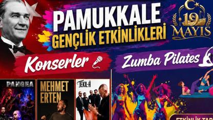PAMUKKALE’DE 19 MAYIS COŞKUSU BAŞLIYOR