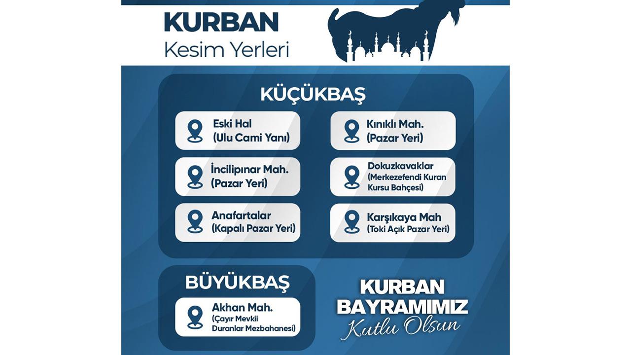 PAMUKKALE'DE KURBAN BAYRAMI HAZIRLIKLARI TAMAMLANDI