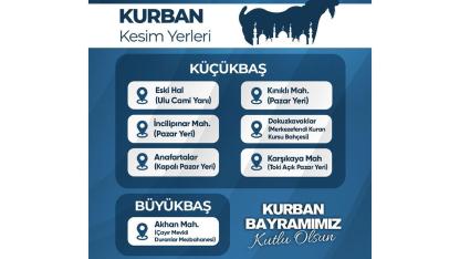 PAMUKKALE'DE KURBAN BAYRAMI HAZIRLIKLARI TAMAMLANDI