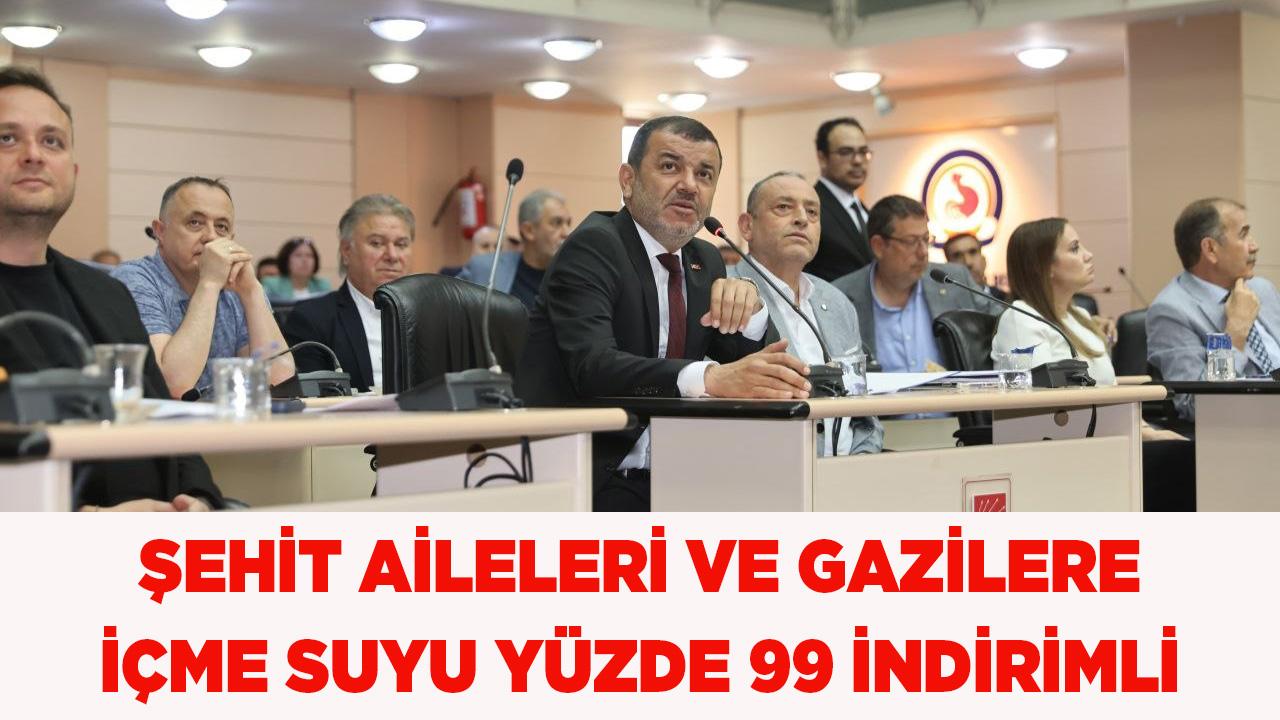 Şehit aileleri ve gazilere içme suyunda yüzde 99 indirim