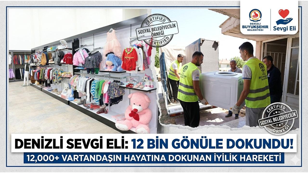 Sevgi Eli Denizli’de 12 Bin Gönüle Dokundu