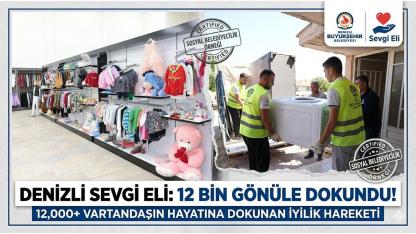 Sevgi Eli Denizli’de 12 Bin Gönüle Dokundu