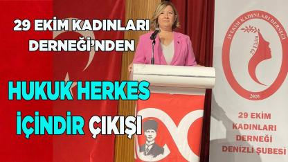 29 Ekim Kadınları Derneği'nden Mahkeme kararına tepki