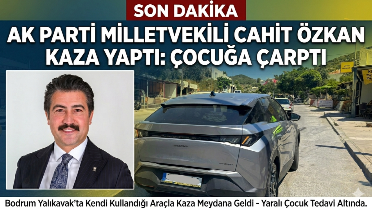 Cahit Özkan Bodrum'da Kaza Yaptı