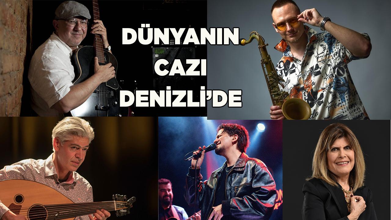 DENİZLİ CAZ FESTİVALİ ÖRNEK BİR İMECEYLE GERÇEKLEŞTİRİLİYOR