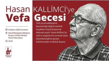 Denizli Edebiyat Dünyası Vefa Gecesinde Buluşuyor