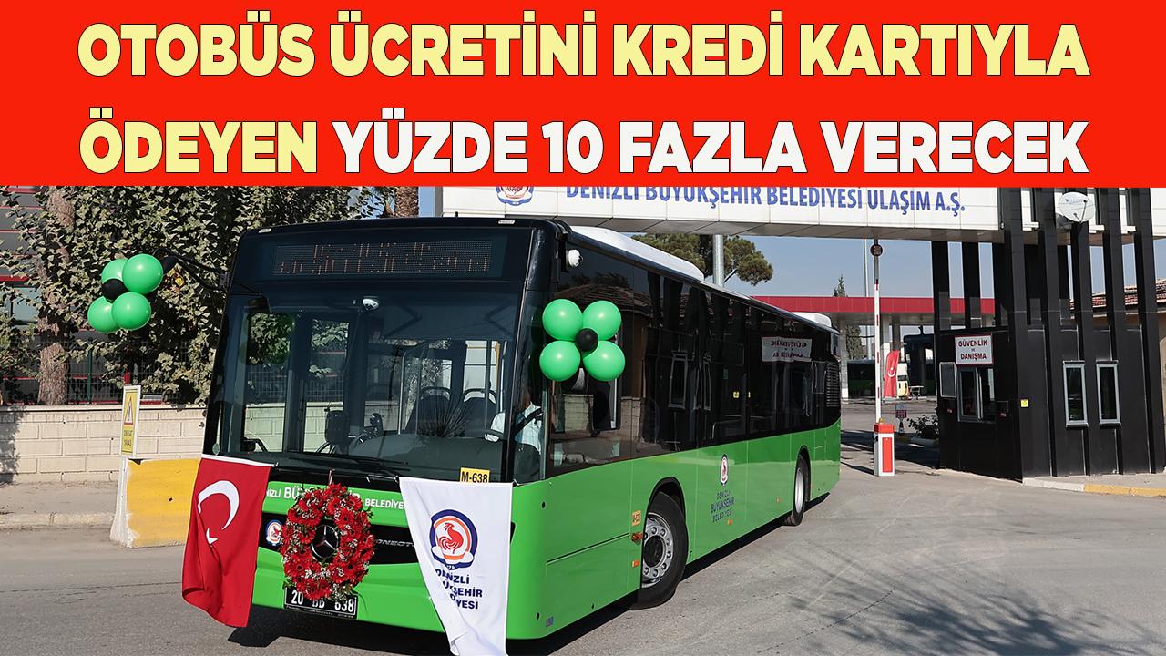 Denizli Otobüslerinde Temassız Ödeme Dönemi Başlıyor