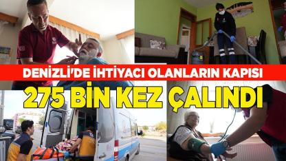 Denizli'de Dev Hizmet 275 Bin Kapı Çalındı