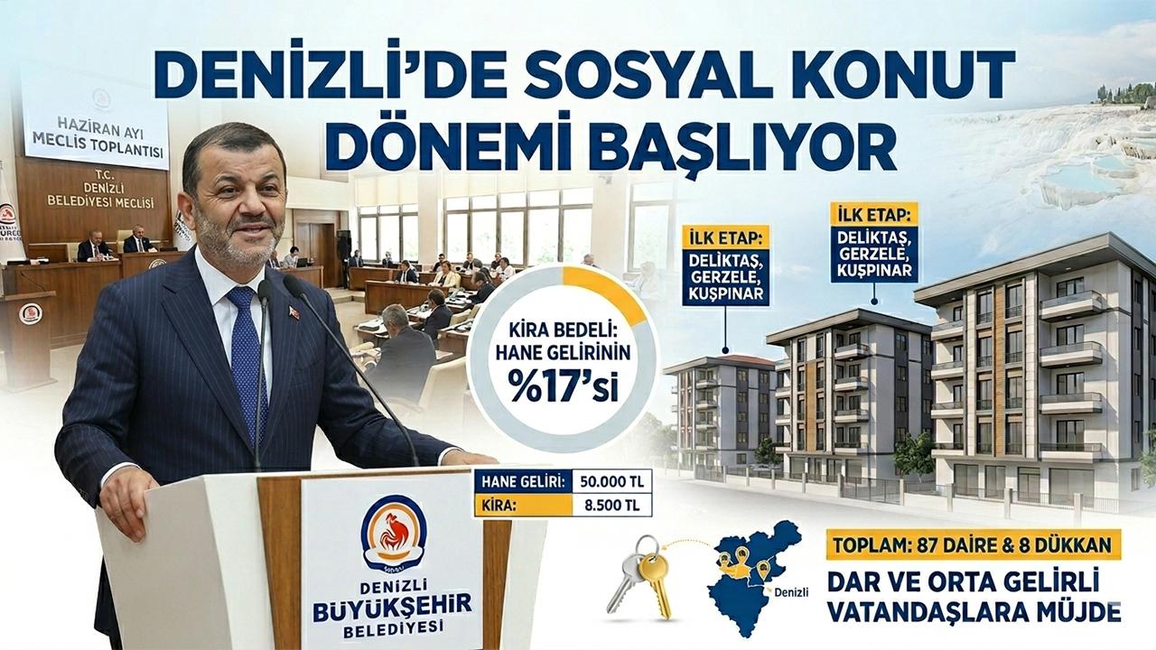 Denizli'de Gelire Göre Kira Dönemi Başlıyor