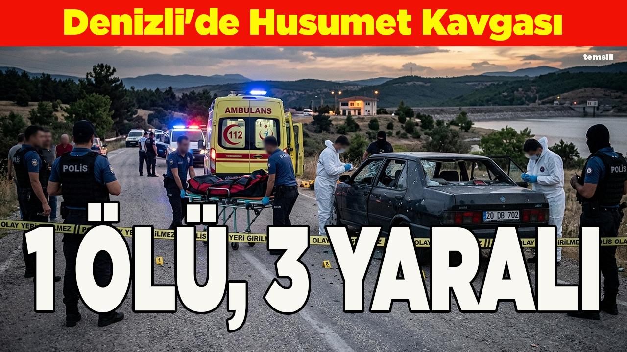 Denizli'de Husumet Kavgası 1 ölü, 3 yaralı
