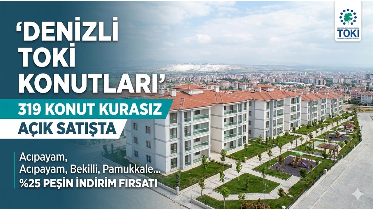 Denizli’de Kurasız TOKİ Satışları Başlıyor