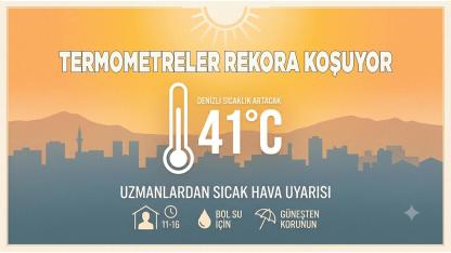 Denizli’de Sıcaklıklar 40 Dereceyi Aşacak