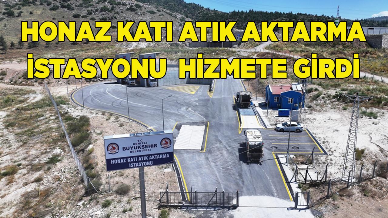 Honaz Katı Atık Aktarma İstasyonu hizmete girdi