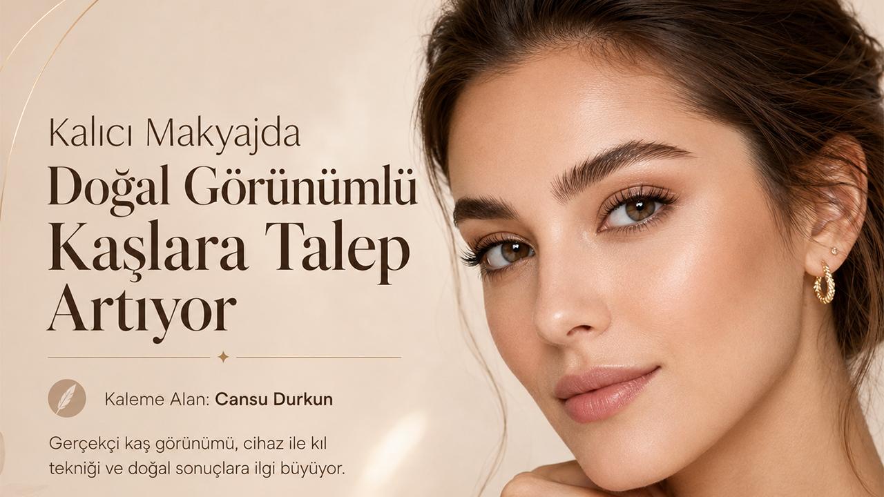 Kalıcı Makyajda Doğal Görünümlü Kaşlara Talep Neden Artıyor?